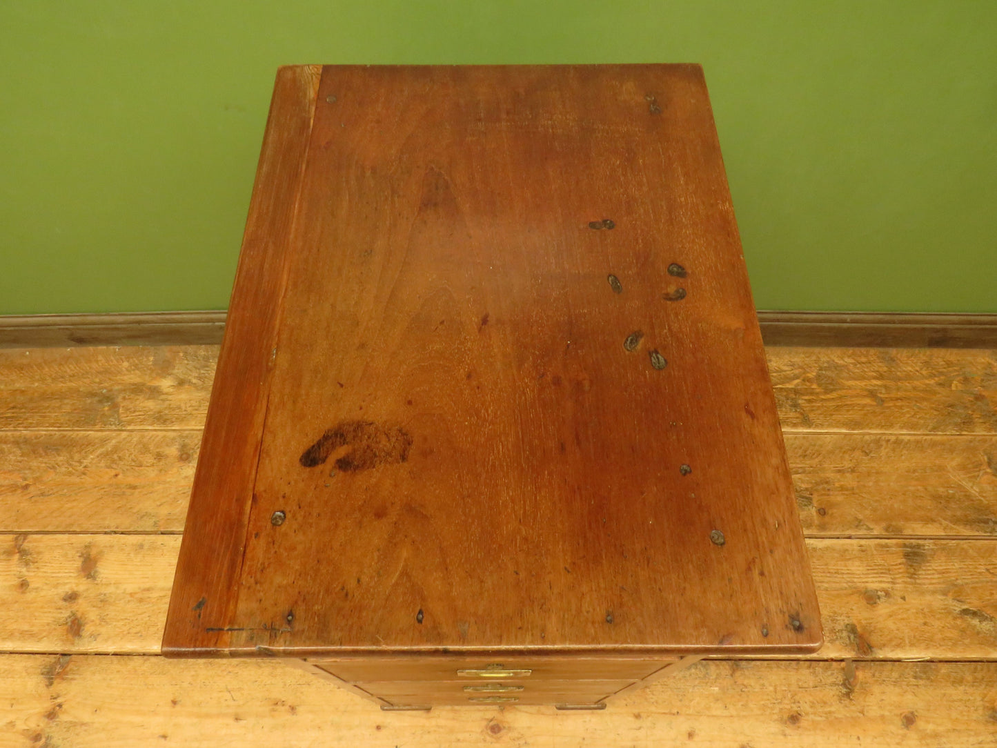 Antique Naval Campaign Chest of Drawers from RMS Speedwell