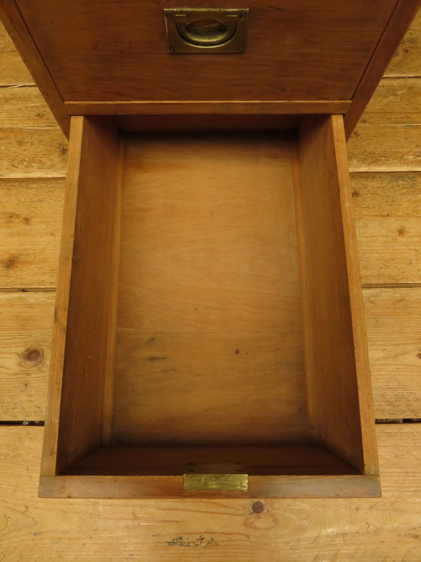 Antique Naval Campaign Chest of Drawers from RMS Speedwell