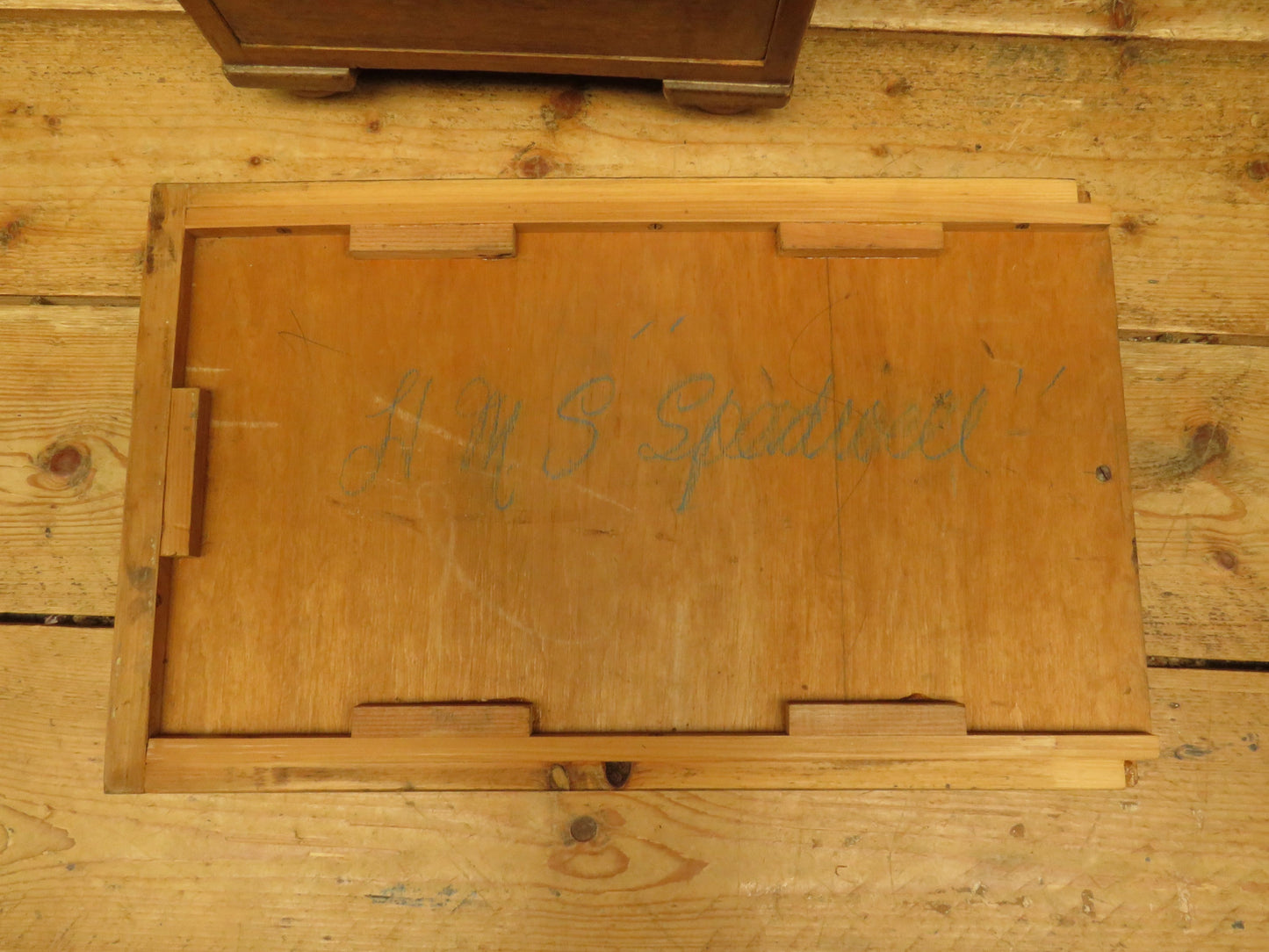 Antique Naval Campaign Chest of Drawers from RMS Speedwell