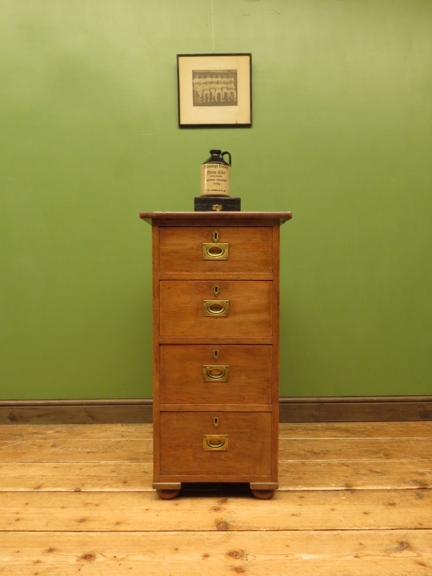 Antique Naval Campaign Chest of Drawers from RMS Speedwell