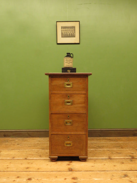 Antique Naval Campaign Chest of Drawers from RMS Speedwell