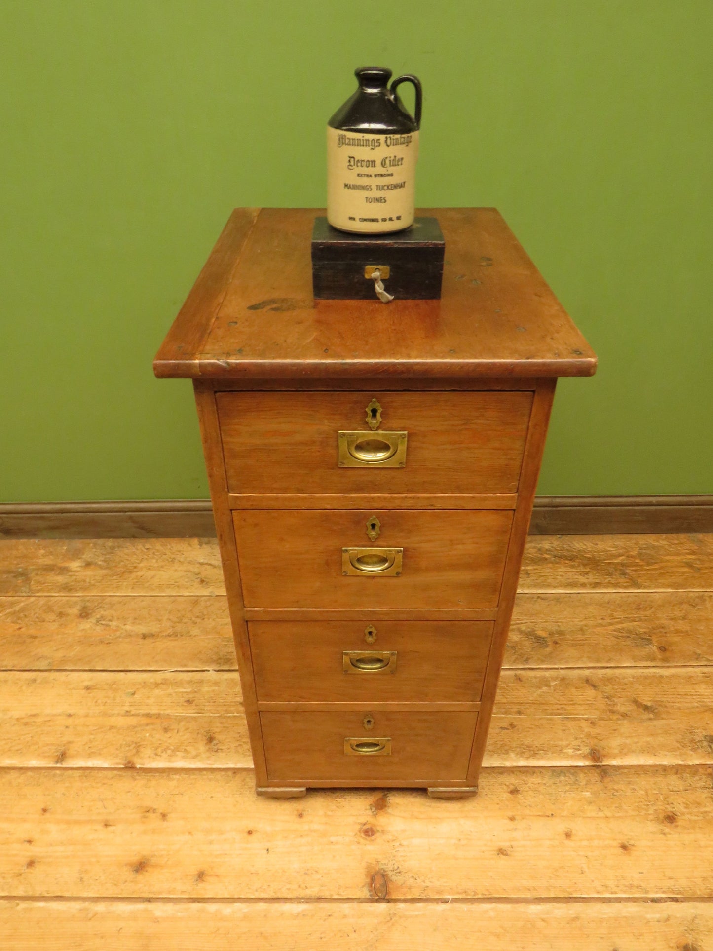 Antique Naval Campaign Chest of Drawers from RMS Speedwell