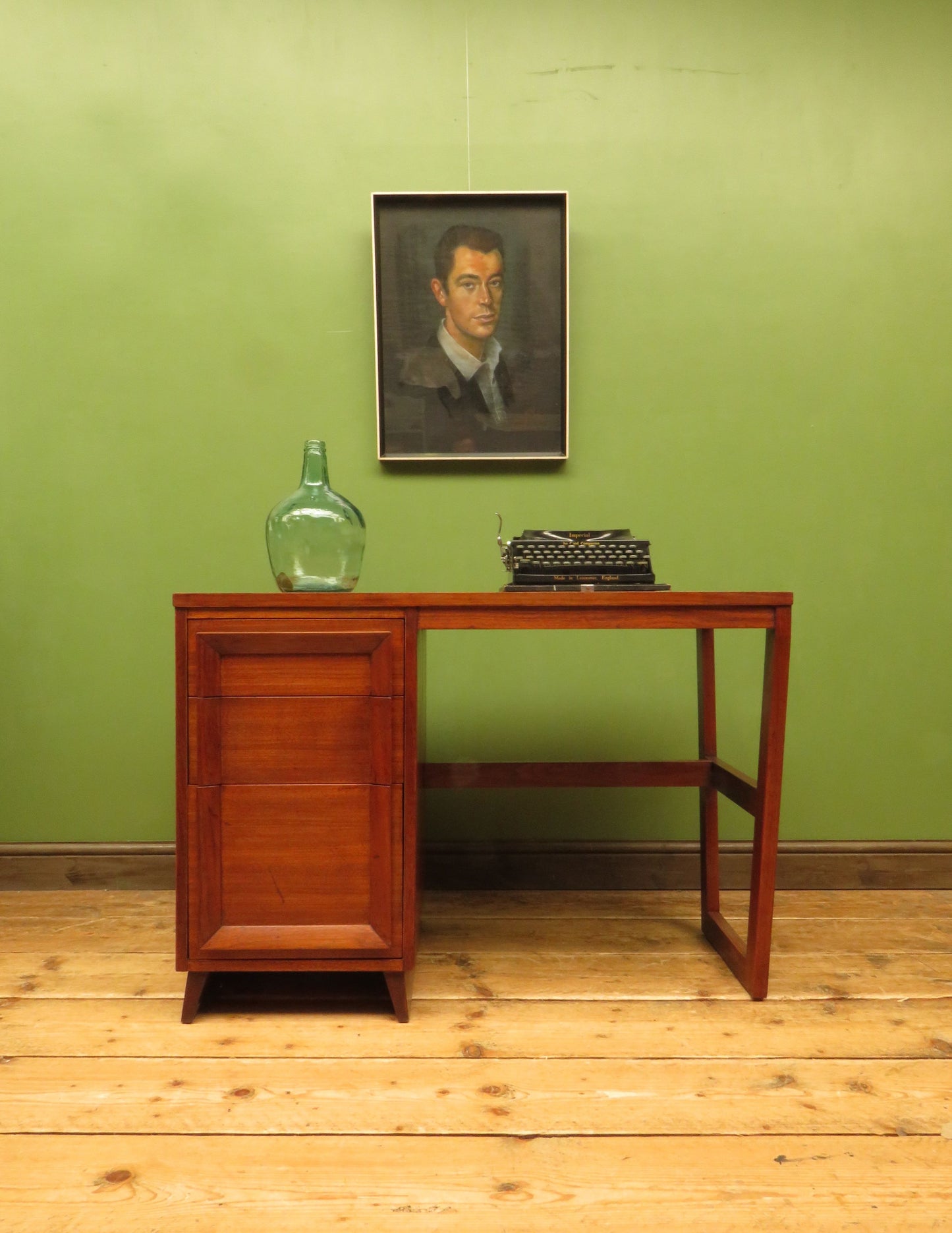 Mid Century Modern Desk by H.L.Hubbell of Michigan