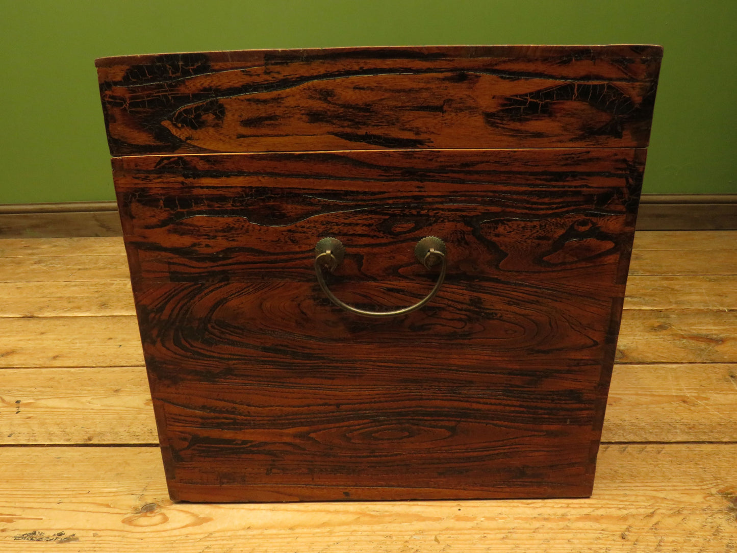 Large Oriental Elm Blanket Chest