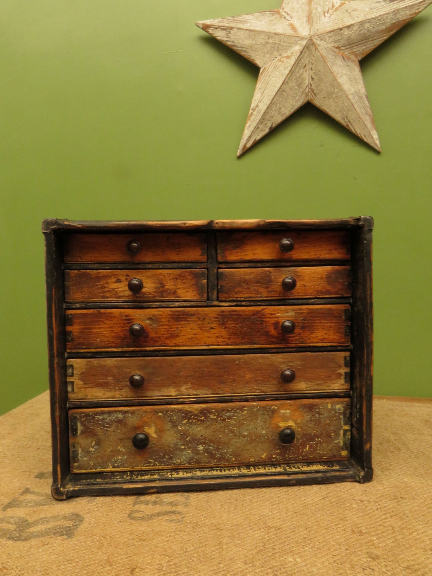 Rustic Engineers Chest tool drawers