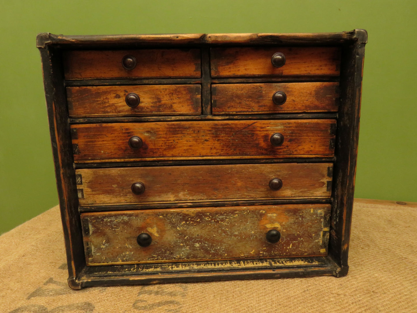 Rustic Engineers Chest tool drawers