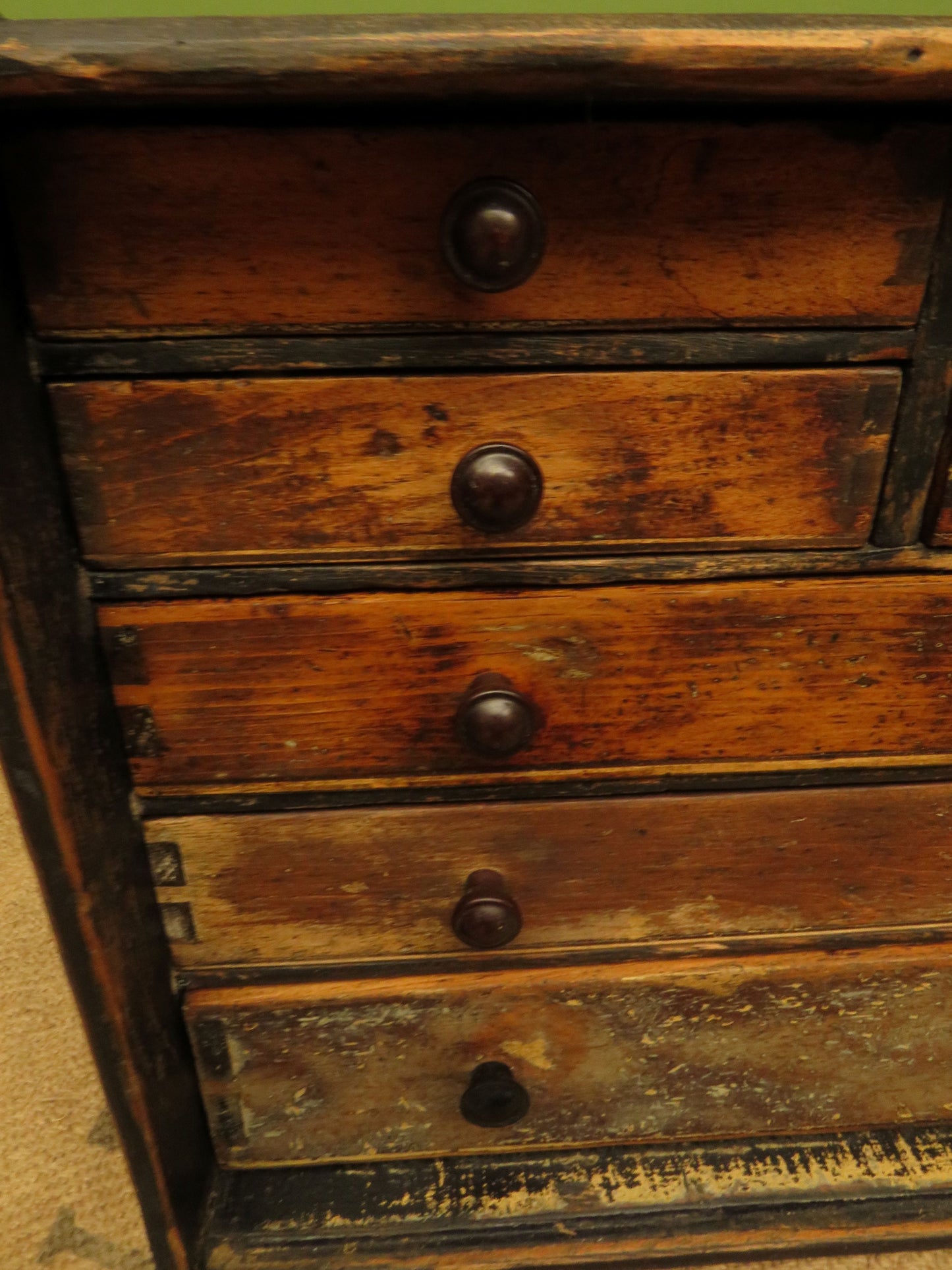 Rustic Engineers Chest tool drawers