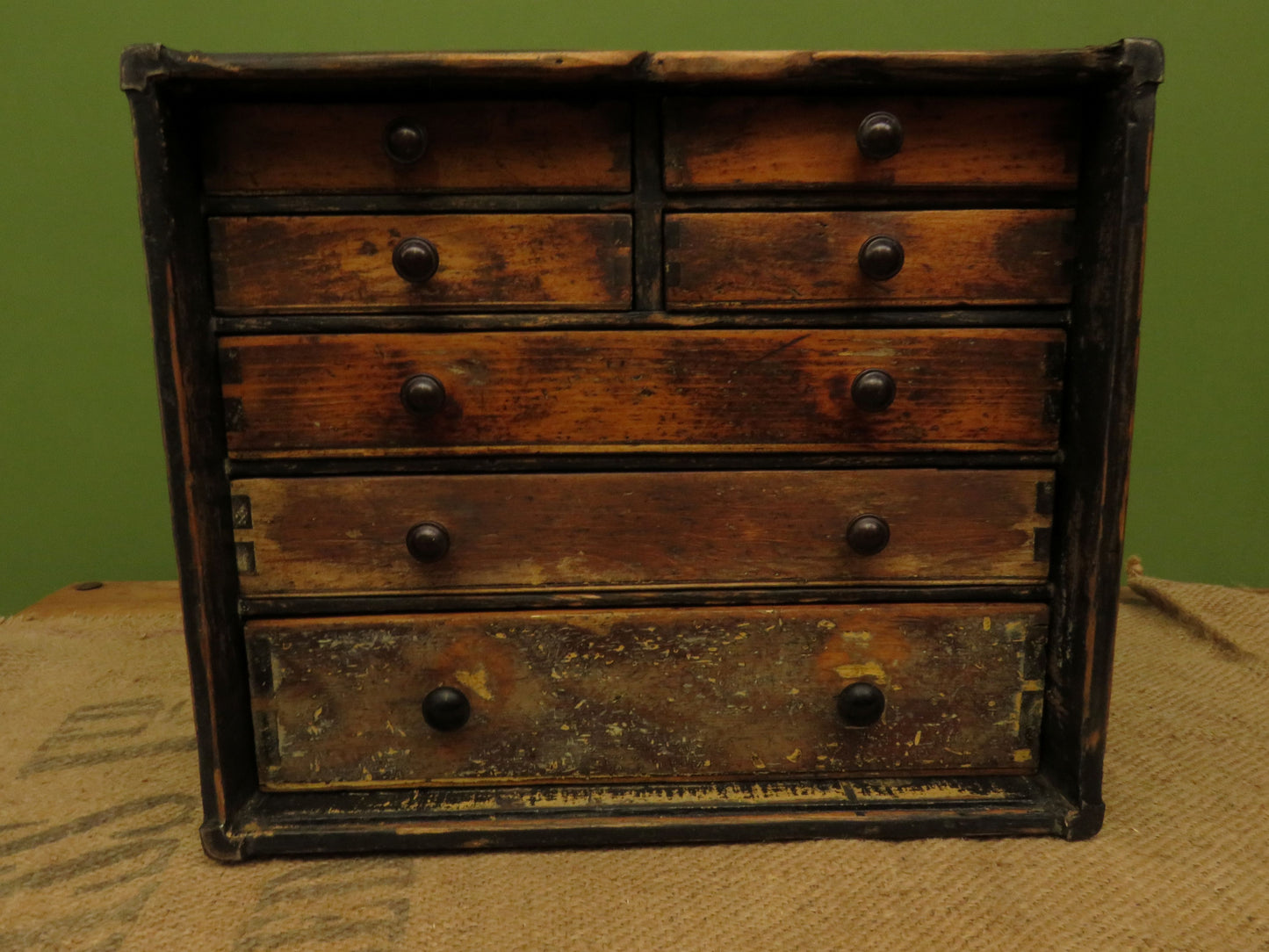 Rustic Engineers Chest tool drawers