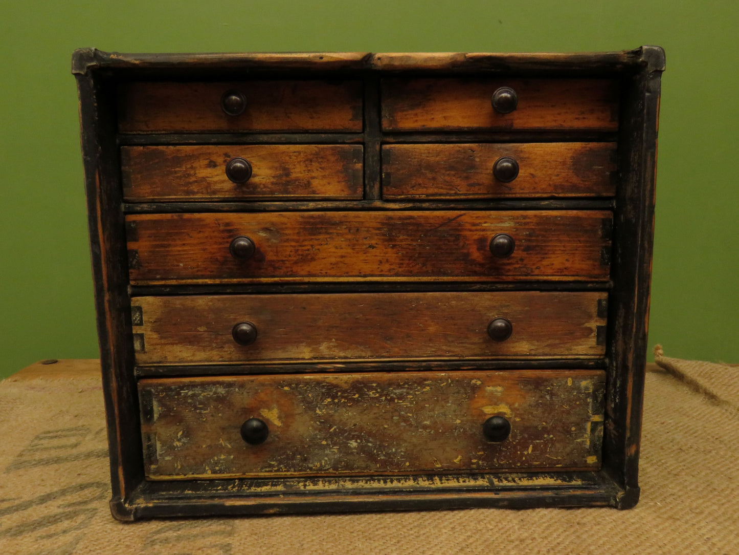 Rustic Engineers Chest tool drawers
