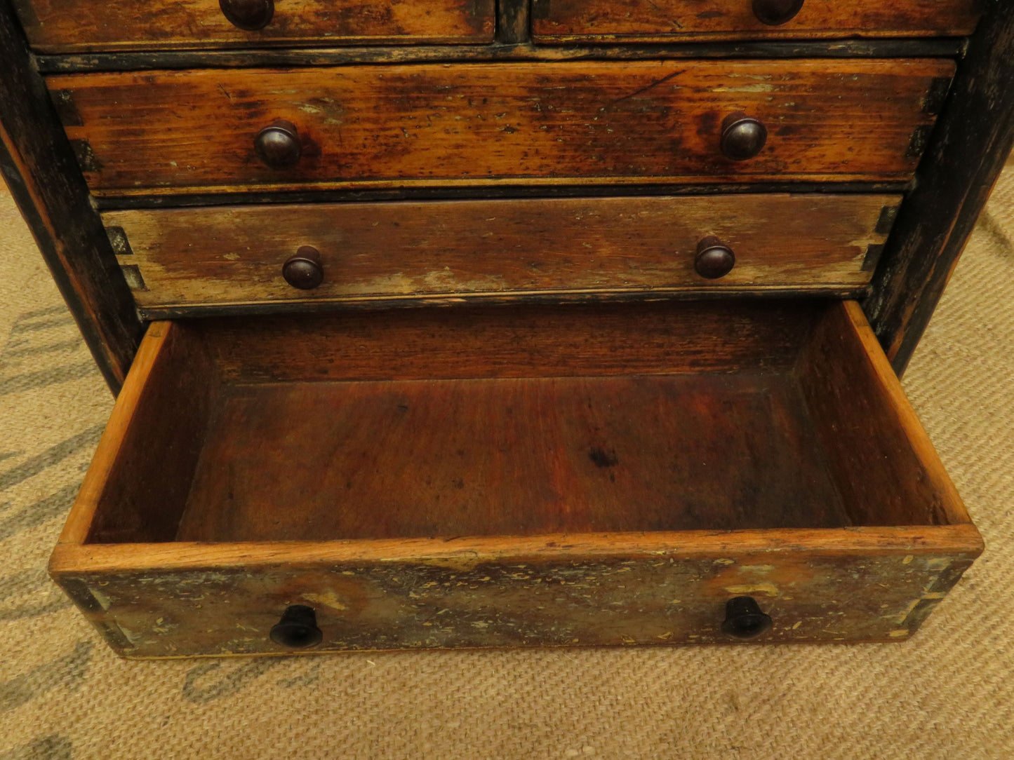 Rustic Engineers Chest tool drawers