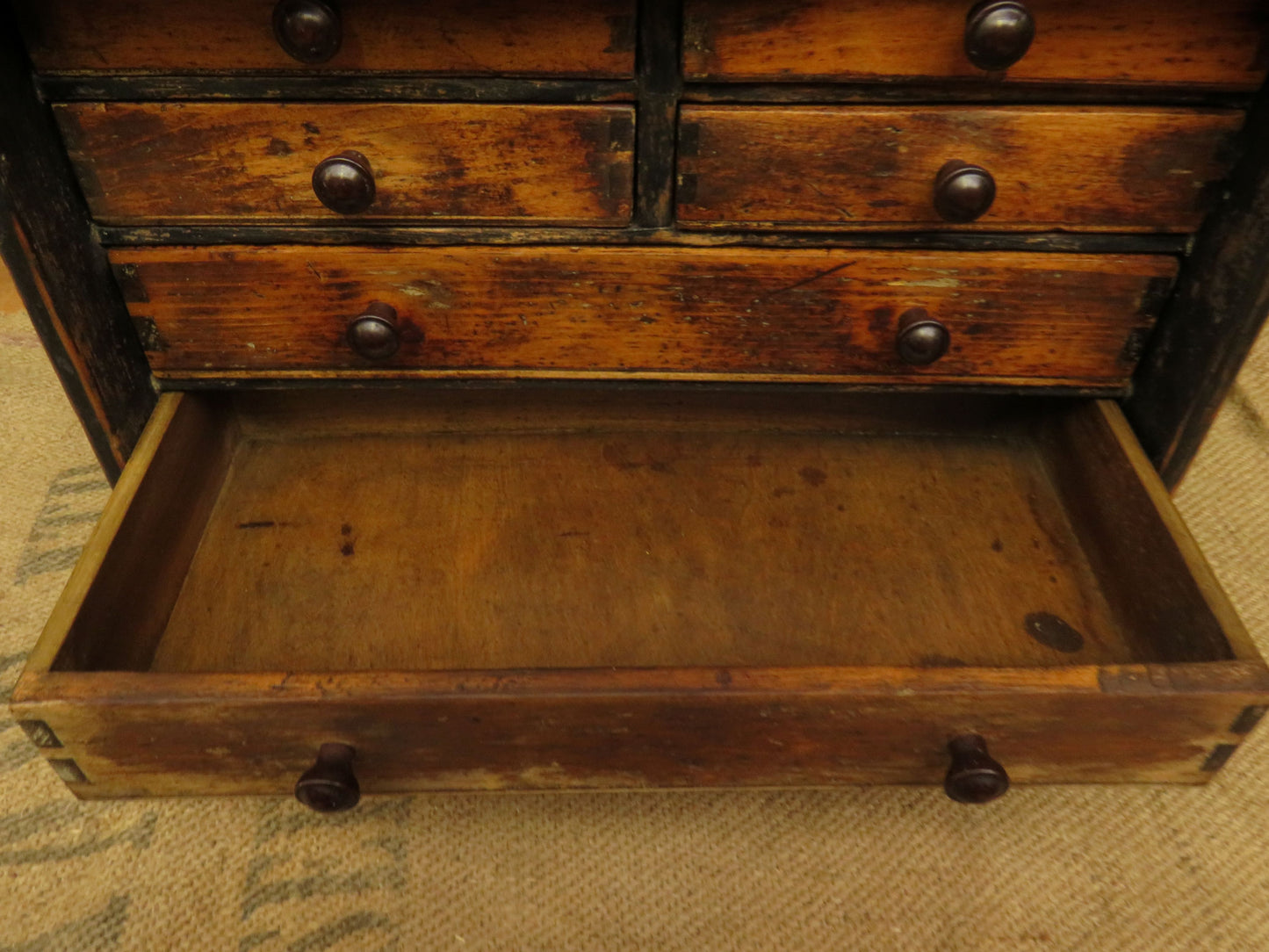 Rustic Engineers Chest tool drawers