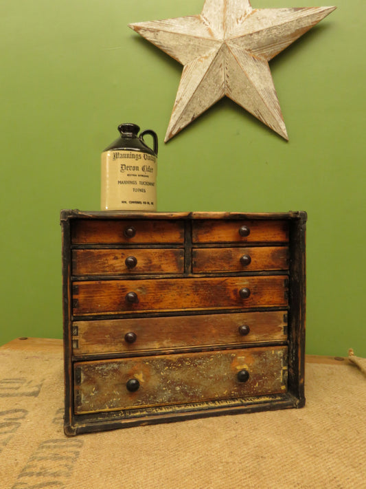 Rustic Engineers Chest tool drawers