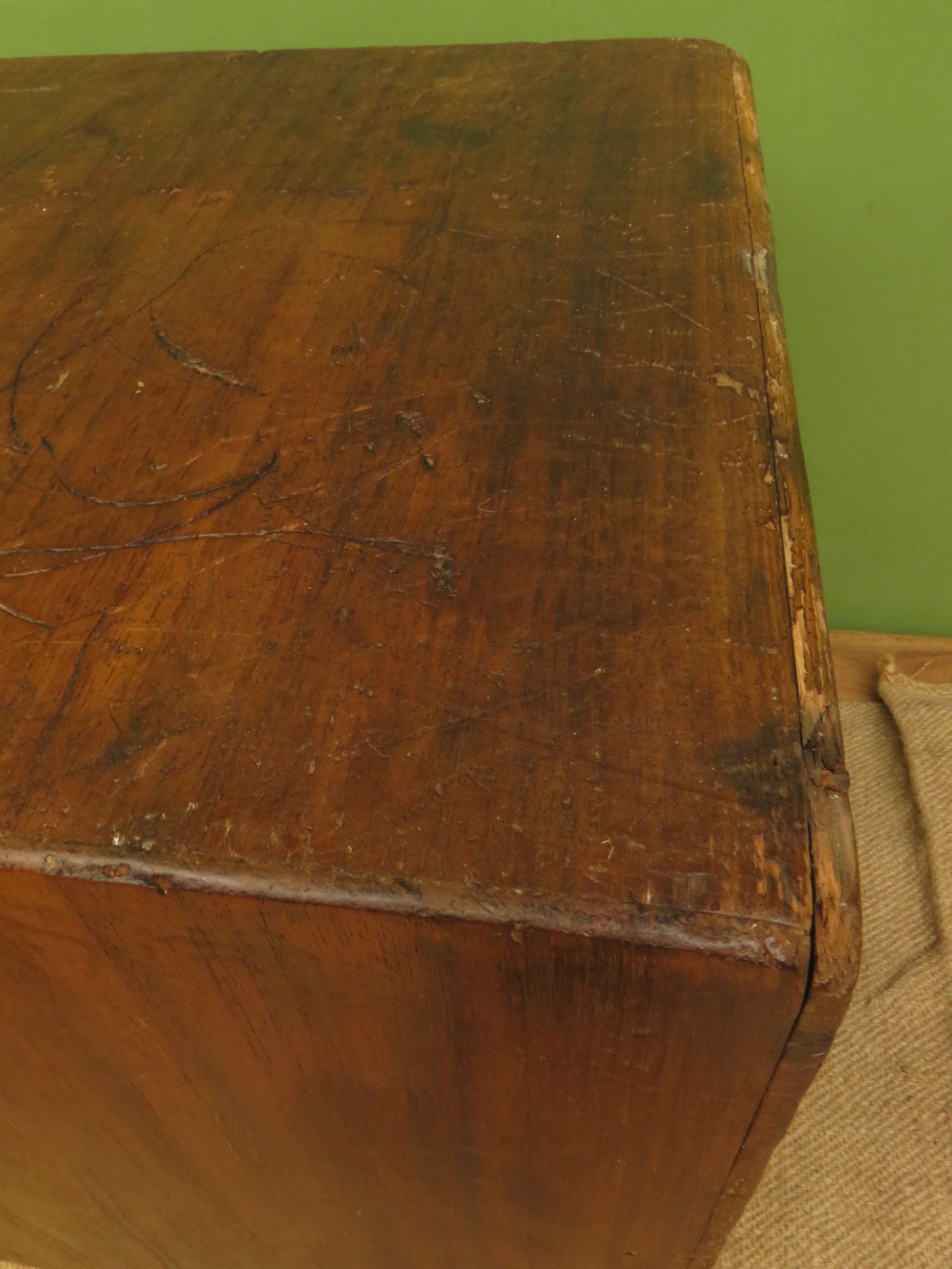 Large Antique Table top Collectors Chest of 8 drawers
