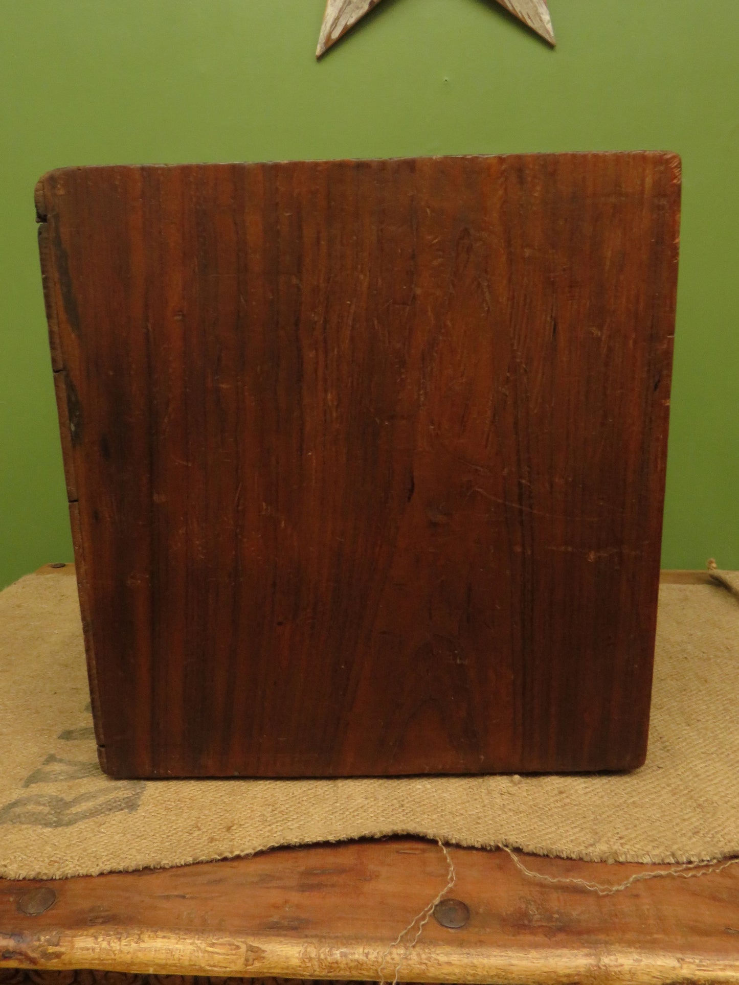 Large Antique Table top Collectors Chest of 8 drawers