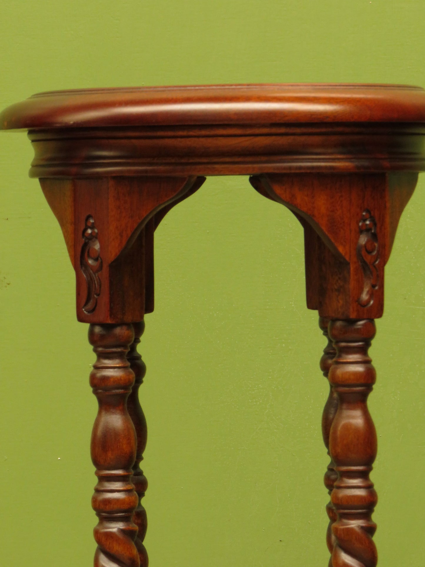 Pair of Jardiniere Plant Stands by Ancient Mariner, set on barley twist supports