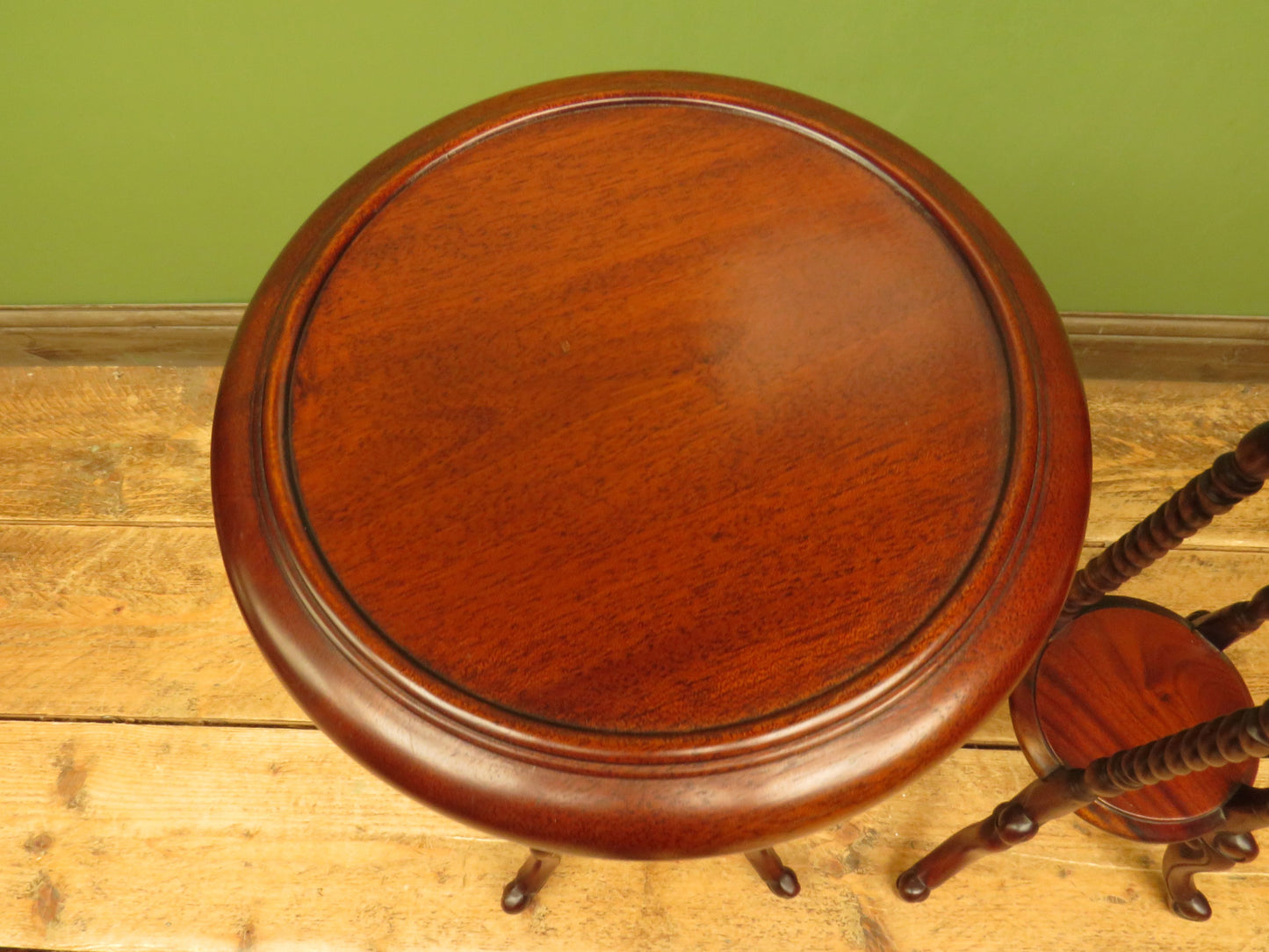 Pair of Jardiniere Plant Stands by Ancient Mariner, set on barley twist supports