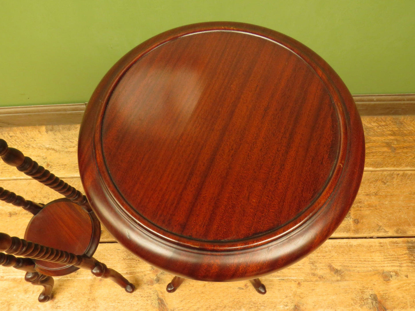 Pair of Jardiniere Plant Stands by Ancient Mariner, set on barley twist supports