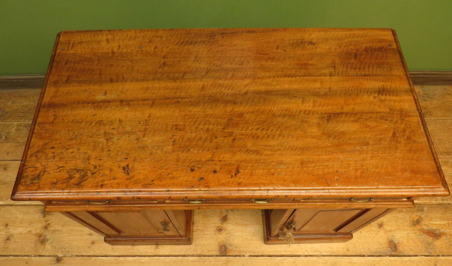 Characterful Antique Sea Captains Desk in three parts