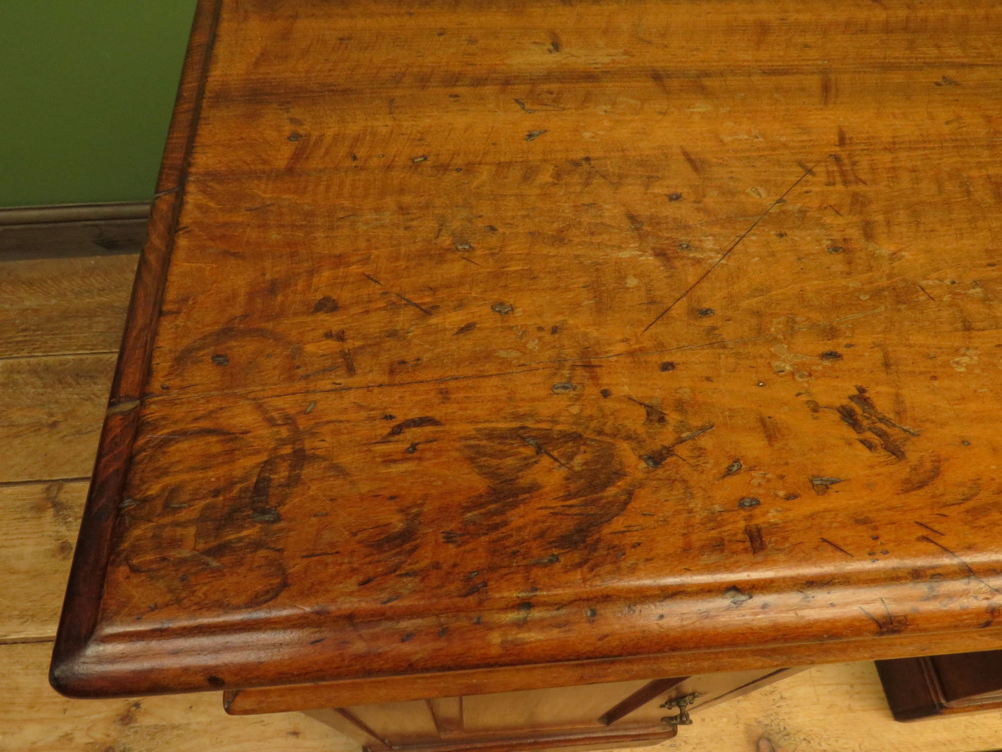 Characterful Antique Sea Captains Desk in three parts