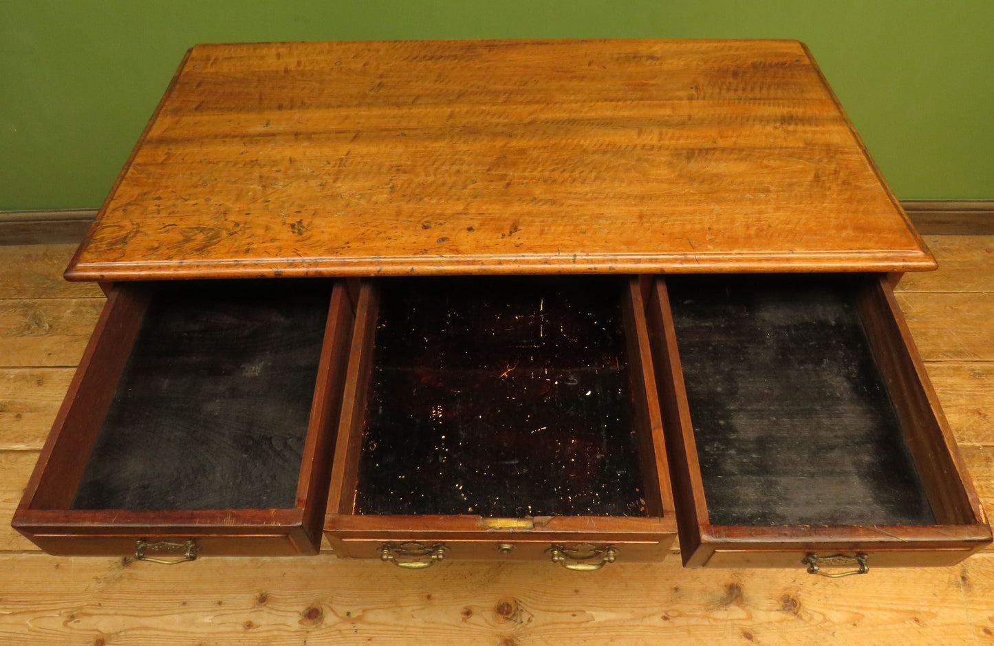 Characterful Antique Sea Captains Desk in three parts
