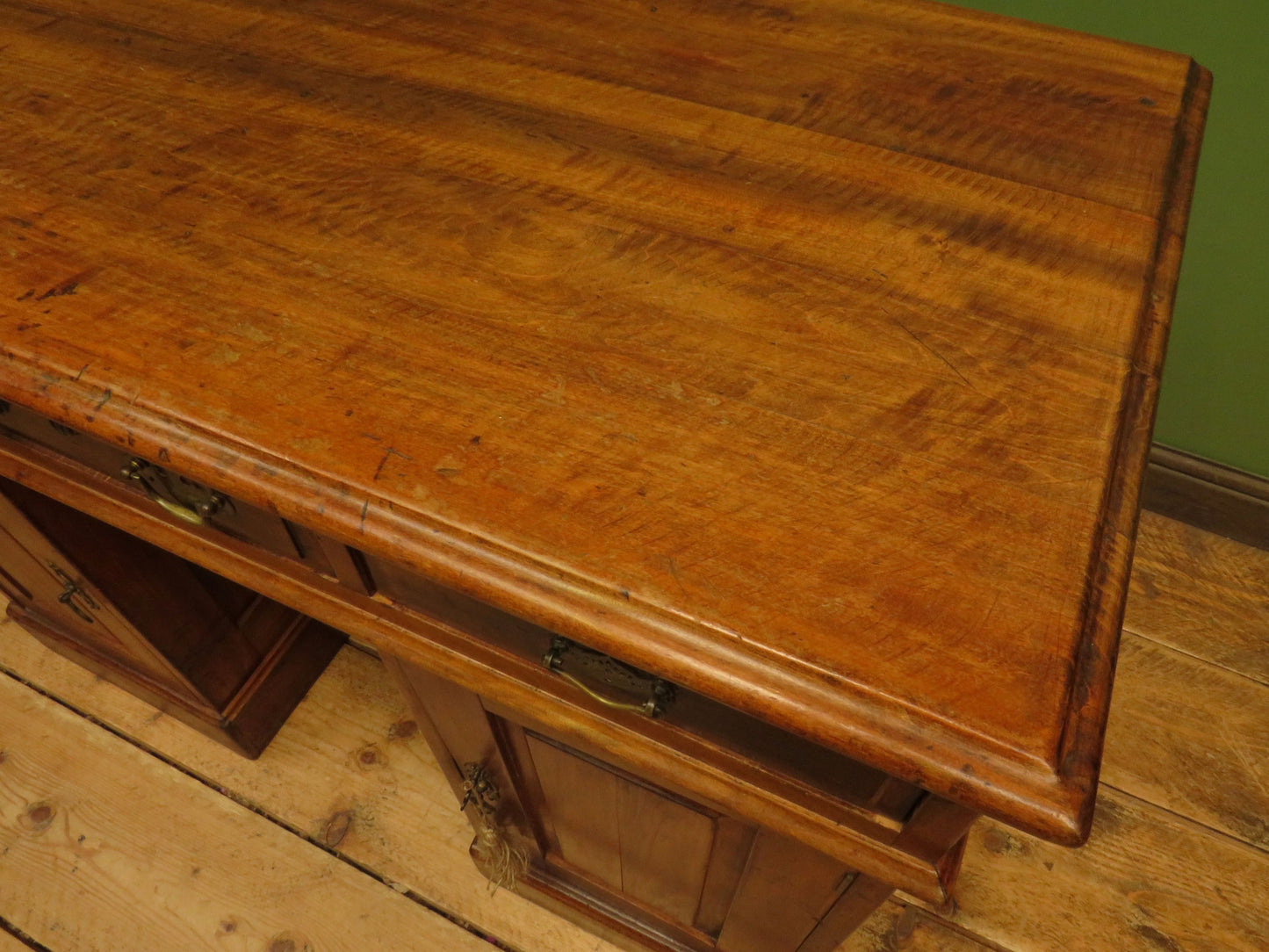 Characterful Antique Sea Captains Desk in three parts