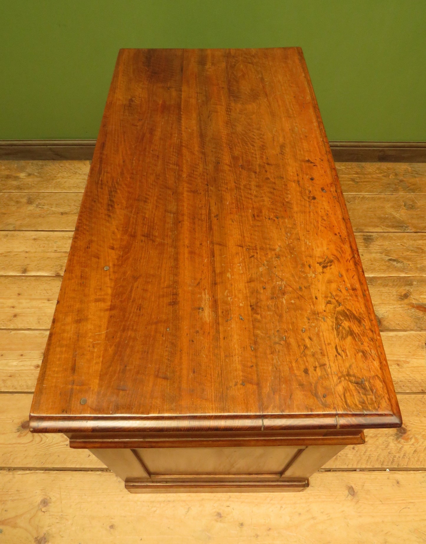 Characterful Antique Sea Captains Desk in three parts