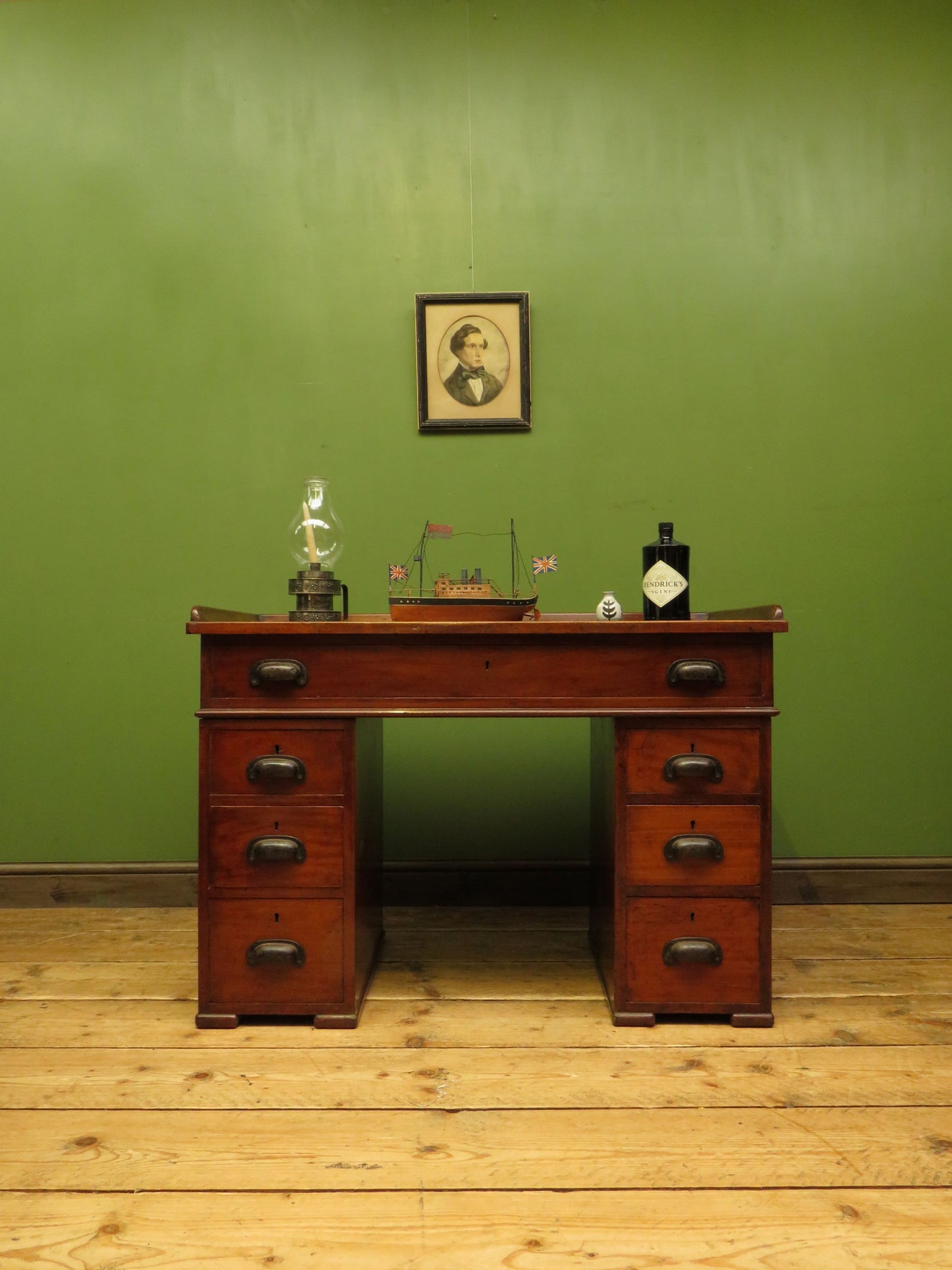 Antique Ships Desk in three parts