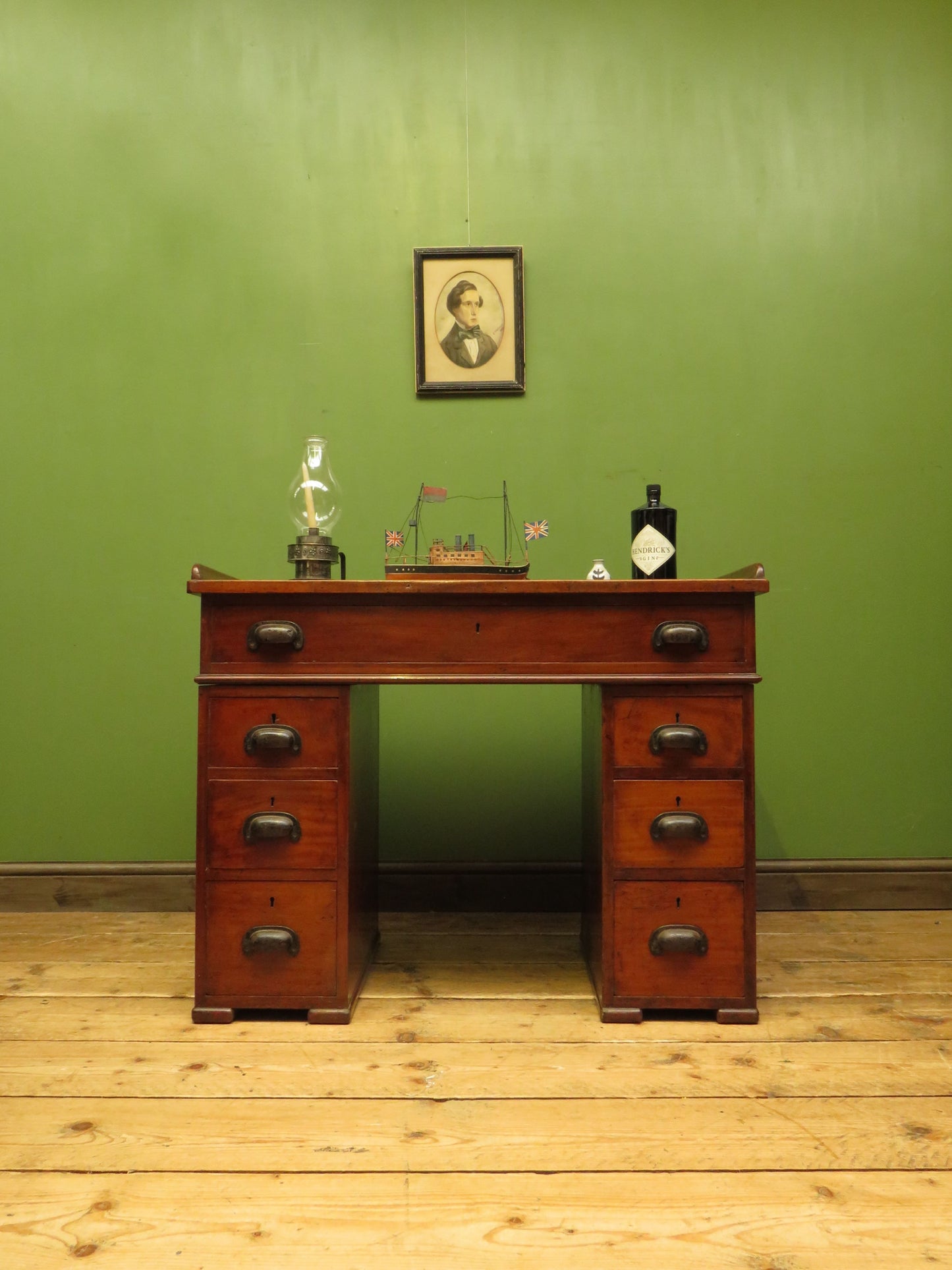 Antique Ships Desk in three parts