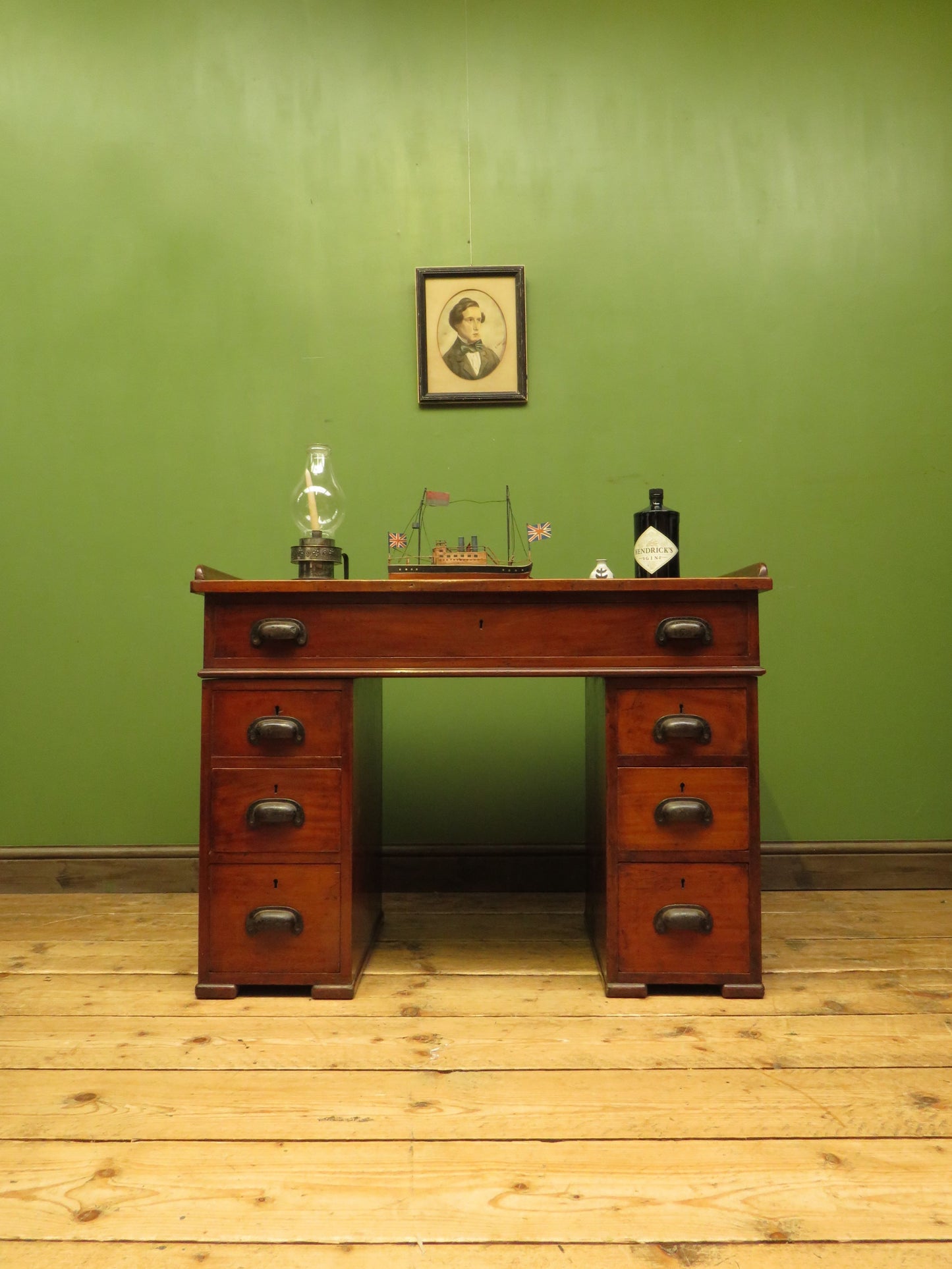 Antique Ships Desk in three parts