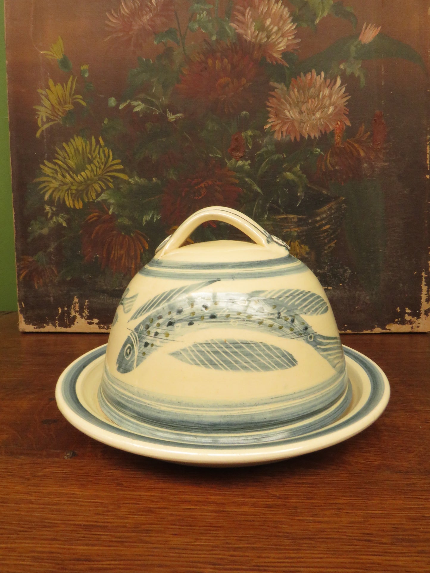 Bredon Pottery Cheese Dish with Domed Top