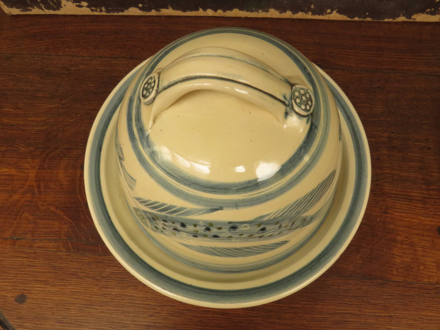 Bredon Pottery Cheese Dish with Domed Top
