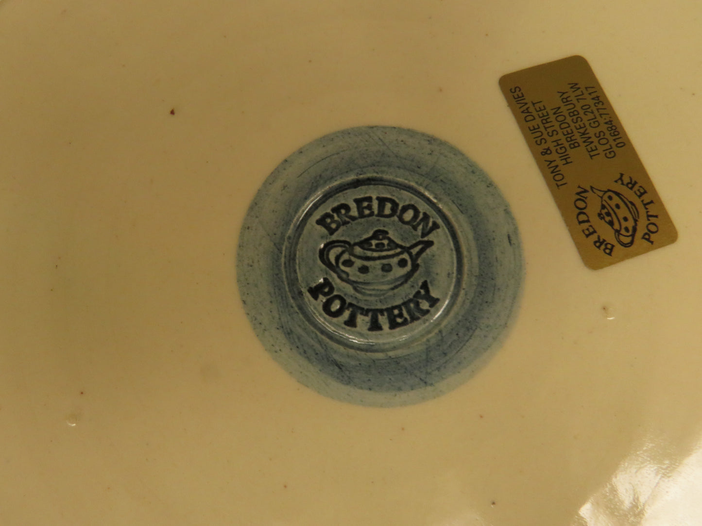 Bredon Pottery Cheese Dish with Domed Top