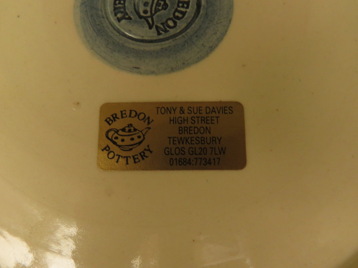 Bredon Pottery Cheese Dish with Domed Top