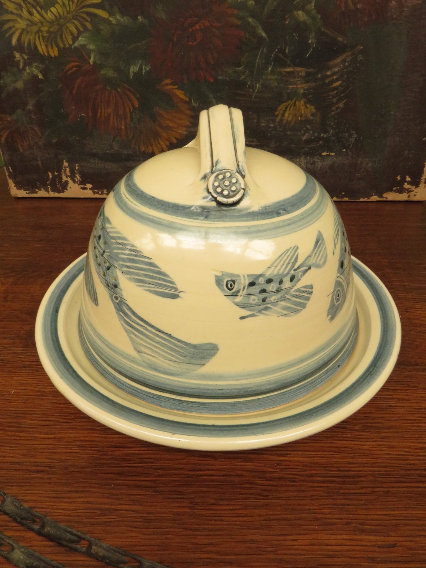 Bredon Pottery Cheese Dish with Domed Top