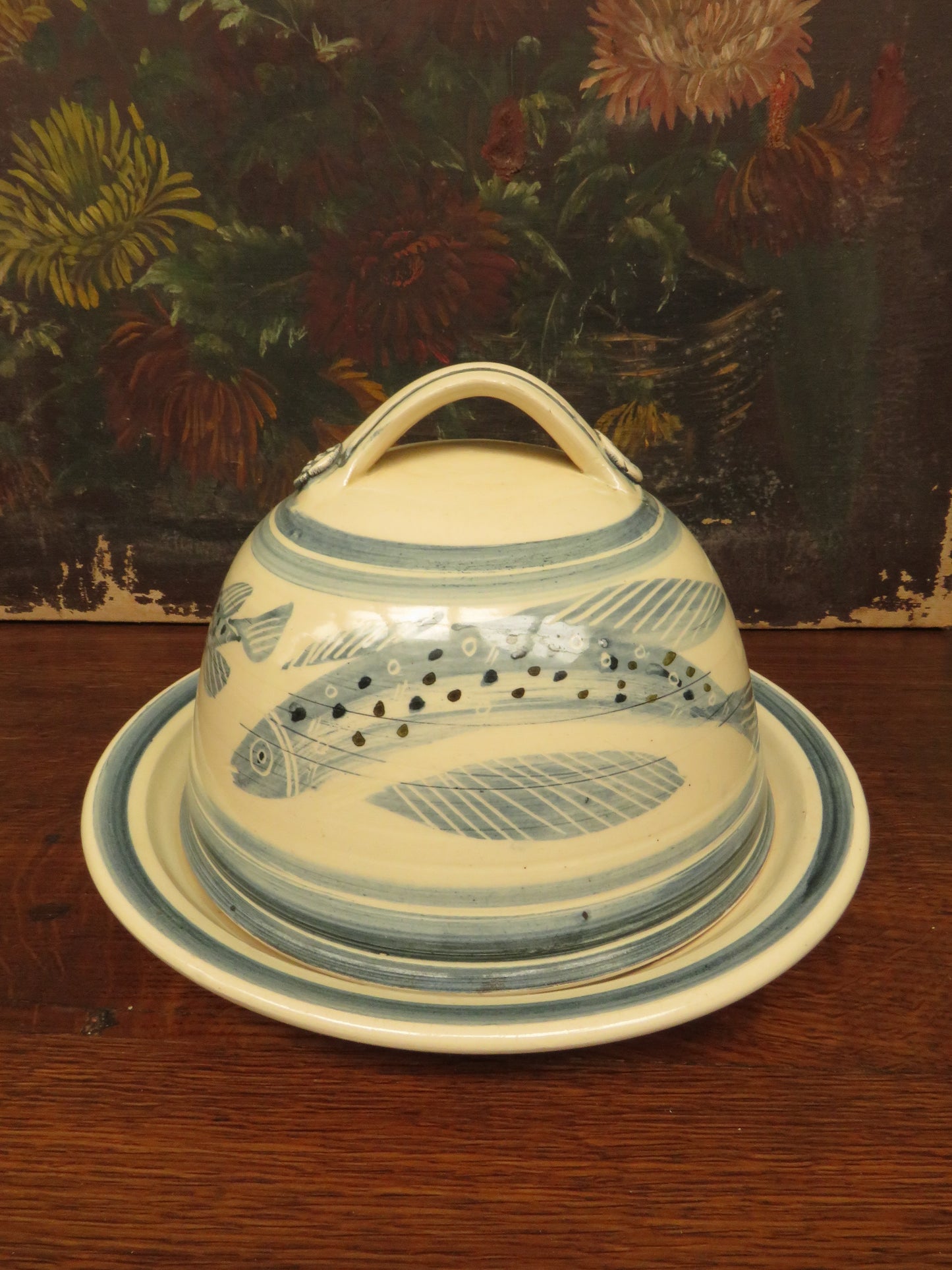Bredon Pottery Cheese Dish with Domed Top