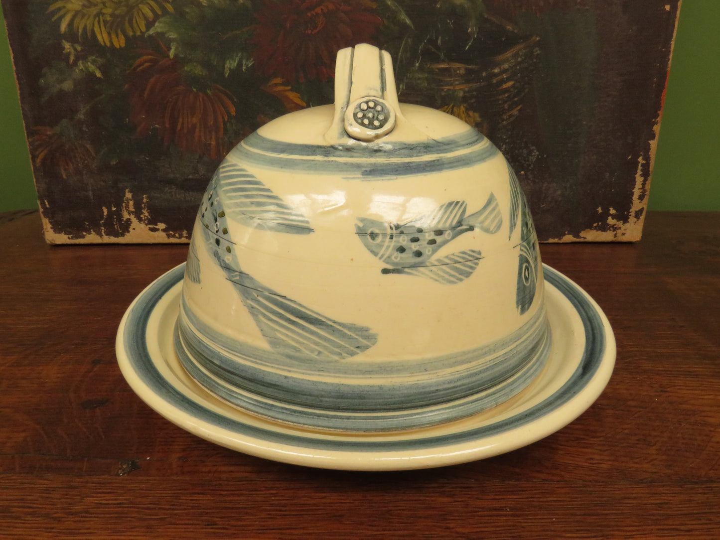 Bredon Pottery Cheese Dish with Domed Top