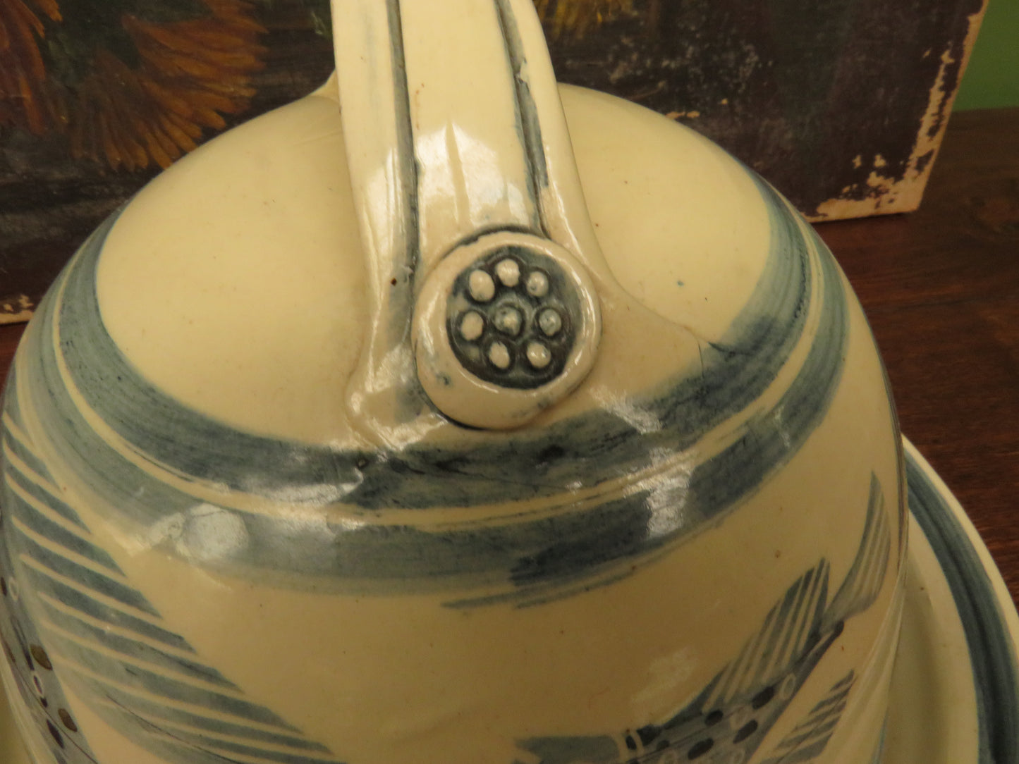 Bredon Pottery Cheese Dish with Domed Top