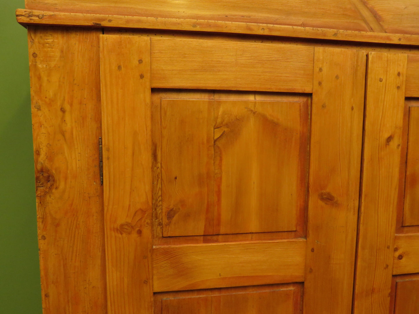 Antique Continental Pine Knockdown Wardrobe