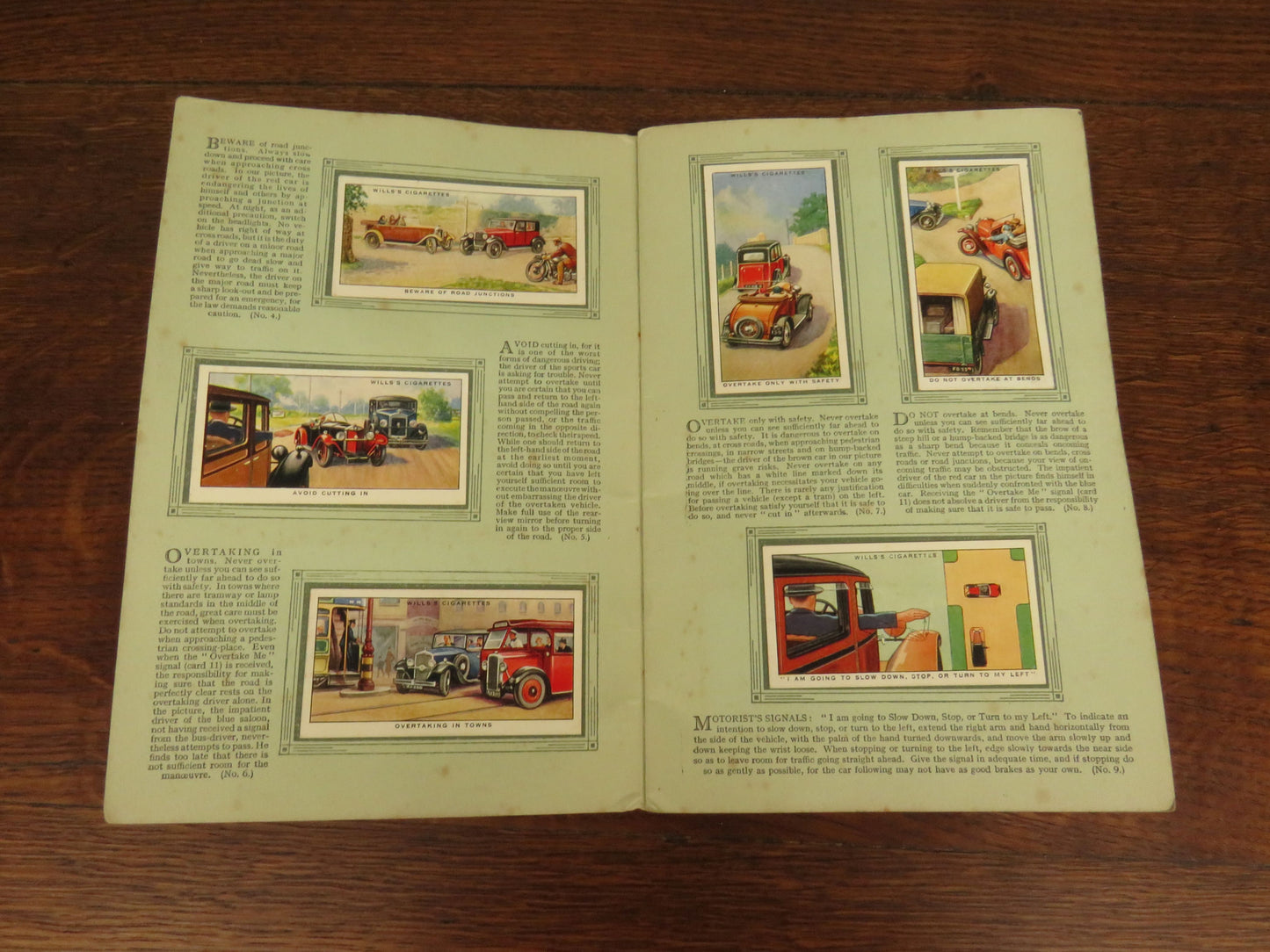 Vintage Safety First Cigarette Card Album by W.D AND H.O WILLS 1934 - 1937