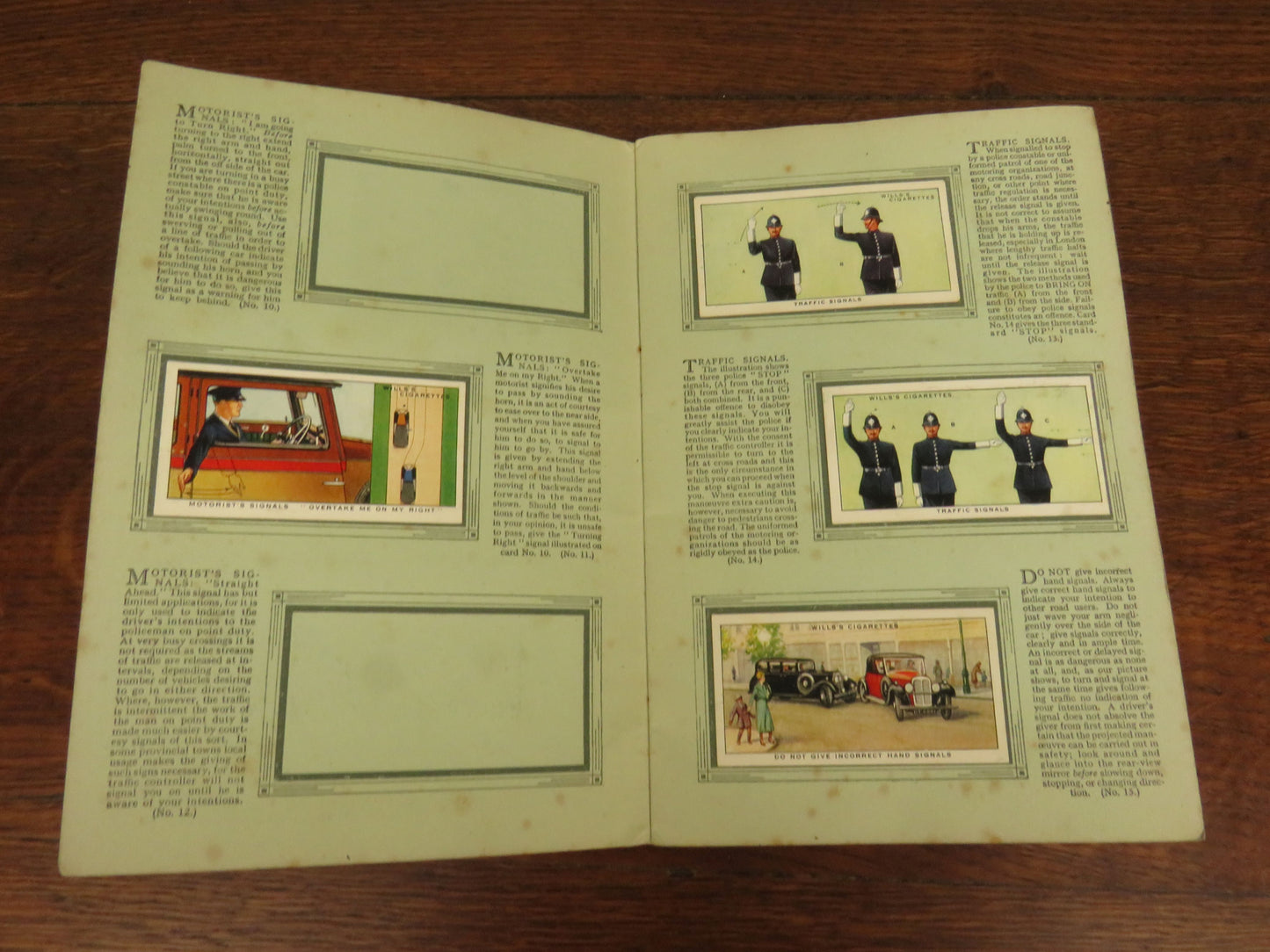 Vintage Safety First Cigarette Card Album by W.D AND H.O WILLS 1934 - 1937