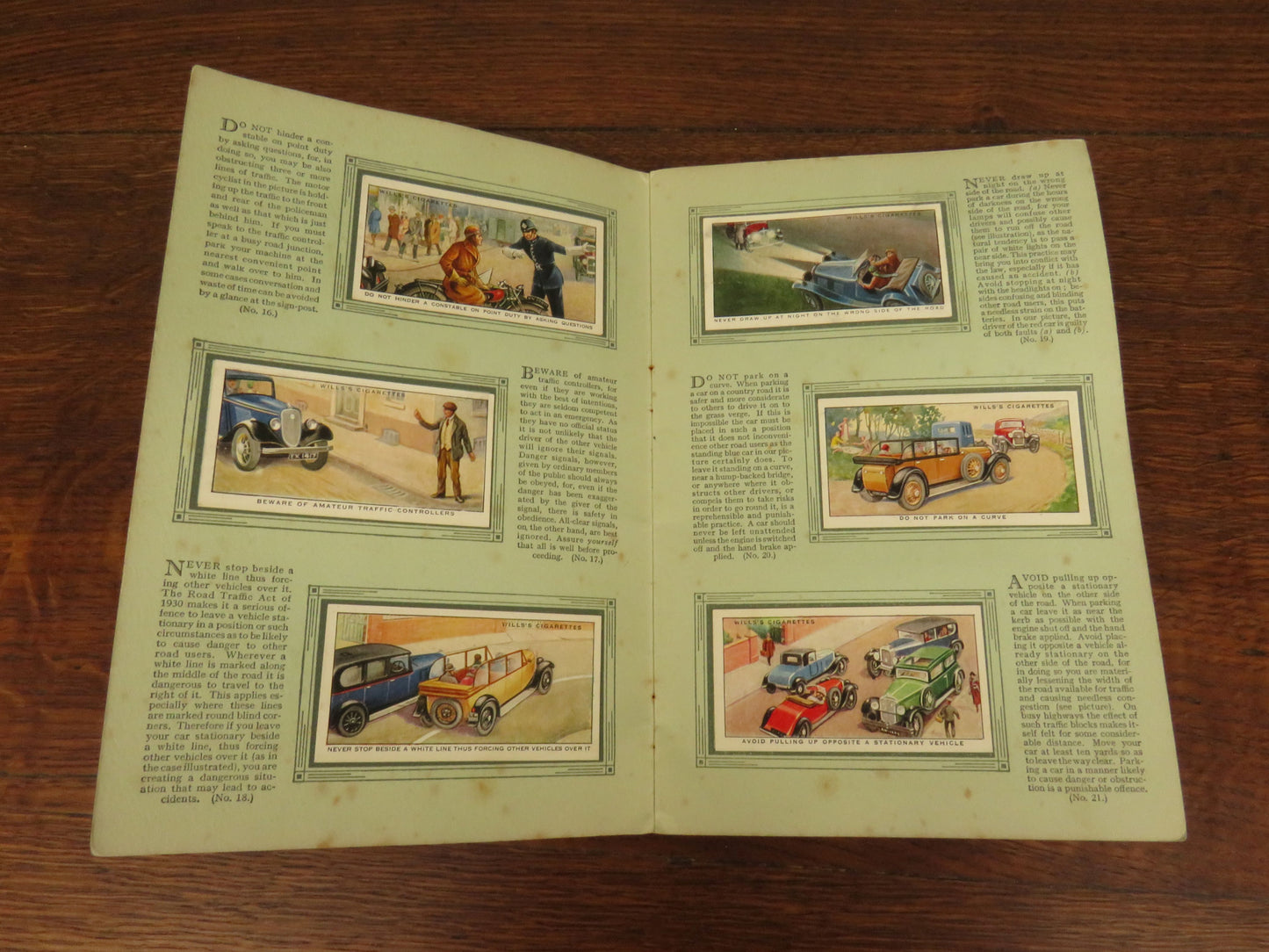 Vintage Safety First Cigarette Card Album by W.D AND H.O WILLS 1934 - 1937