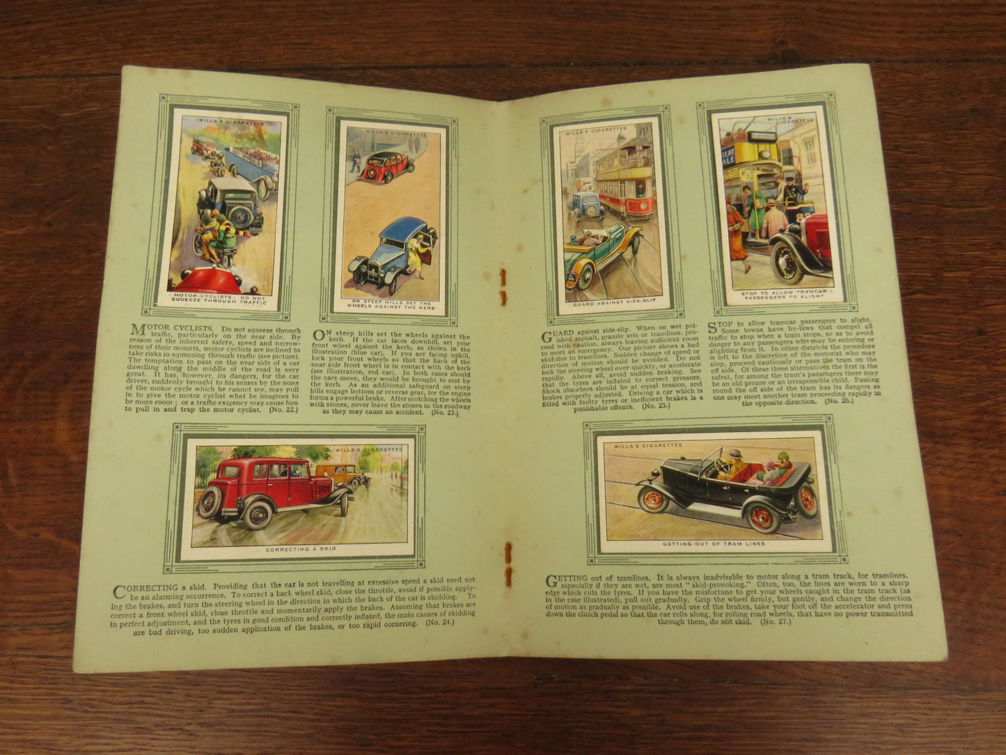 Vintage Safety First Cigarette Card Album by W.D AND H.O WILLS 1934 - 1937