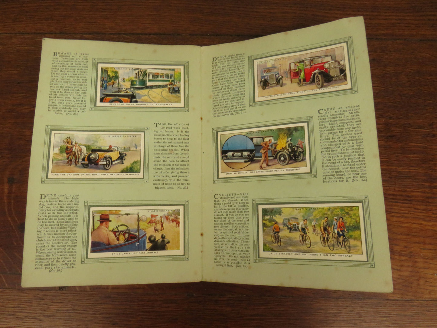 Vintage Safety First Cigarette Card Album by W.D AND H.O WILLS 1934 - 1937