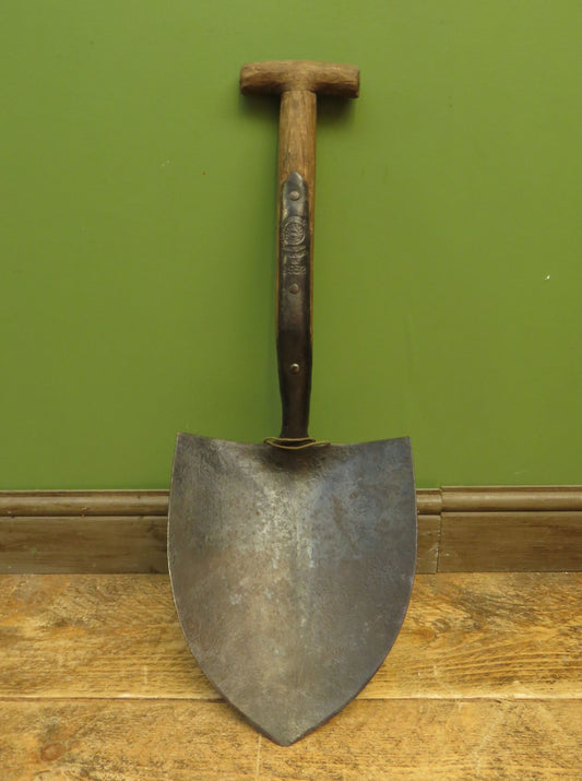 Antique Stockton Heath Military Trench Shovel dated 1952