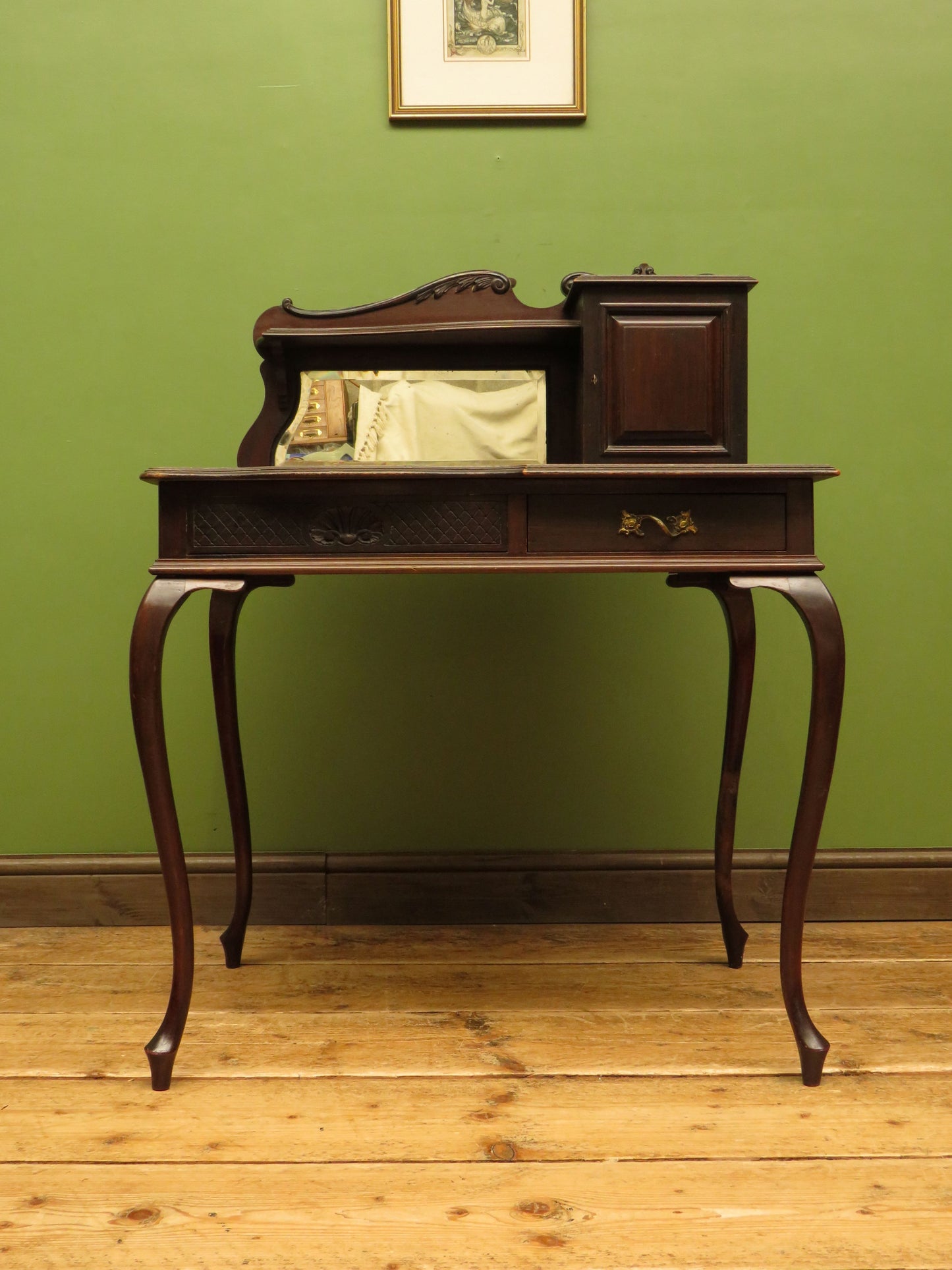 Antique writing table desk ladies Bonheur du Jour dressing table