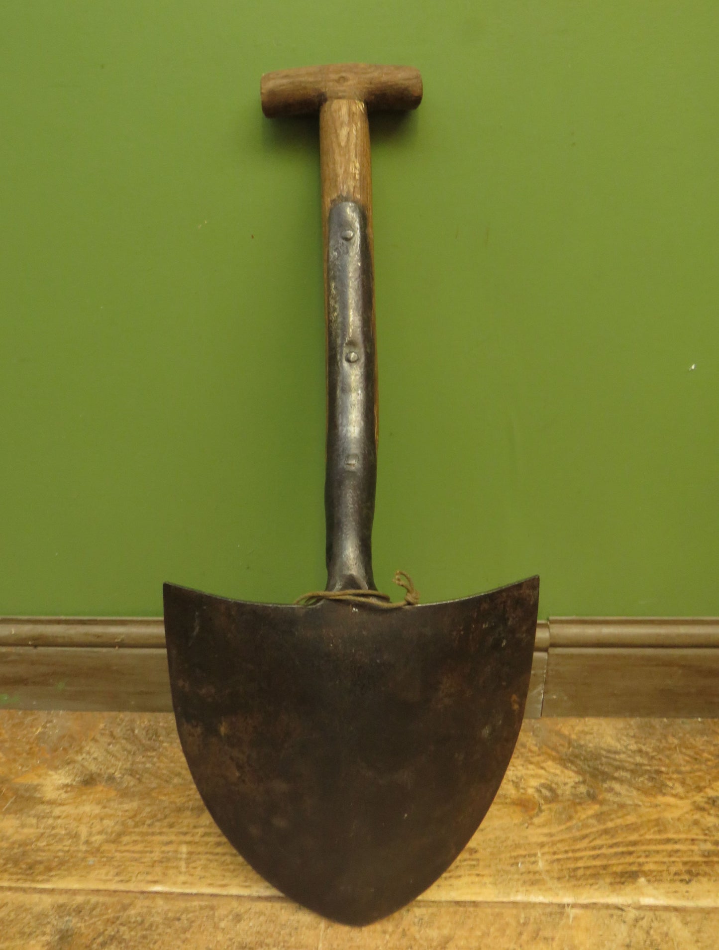 Antique Stockton Heath Military Trench Shovel dated 1952