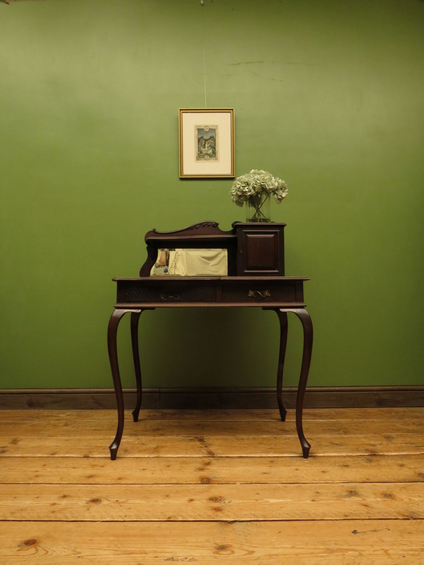 Antique writing table desk ladies Bonheur du Jour dressing table