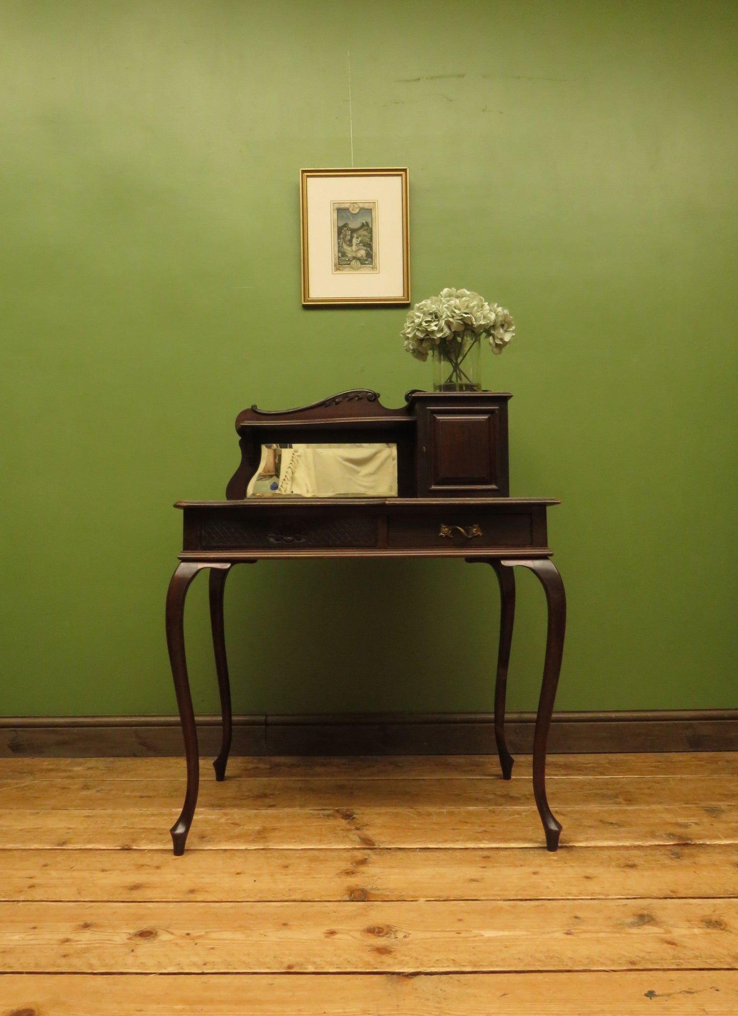 Antique writing table desk ladies Bonheur du Jour dressing table