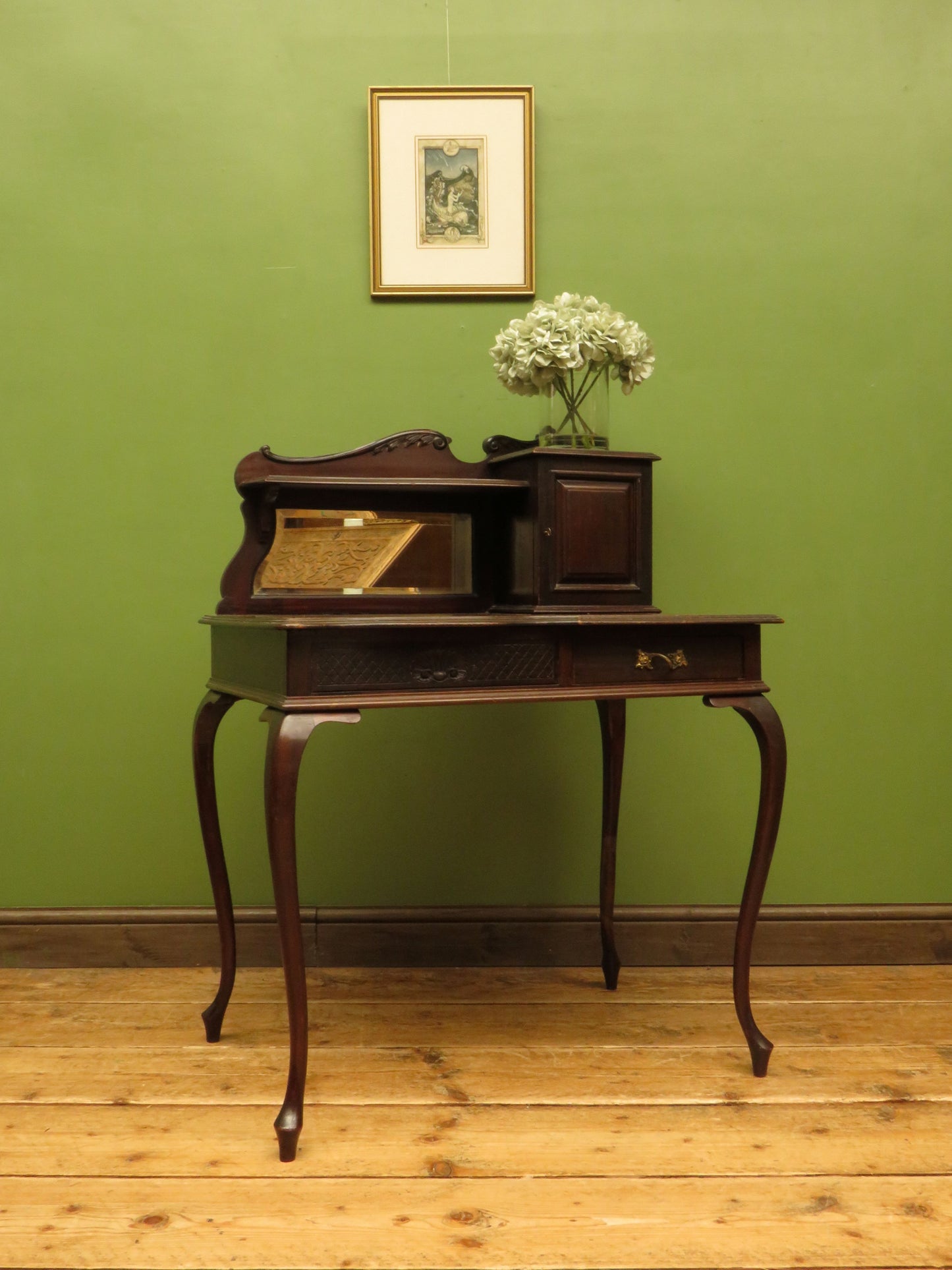 Antique writing table desk ladies Bonheur du Jour dressing table