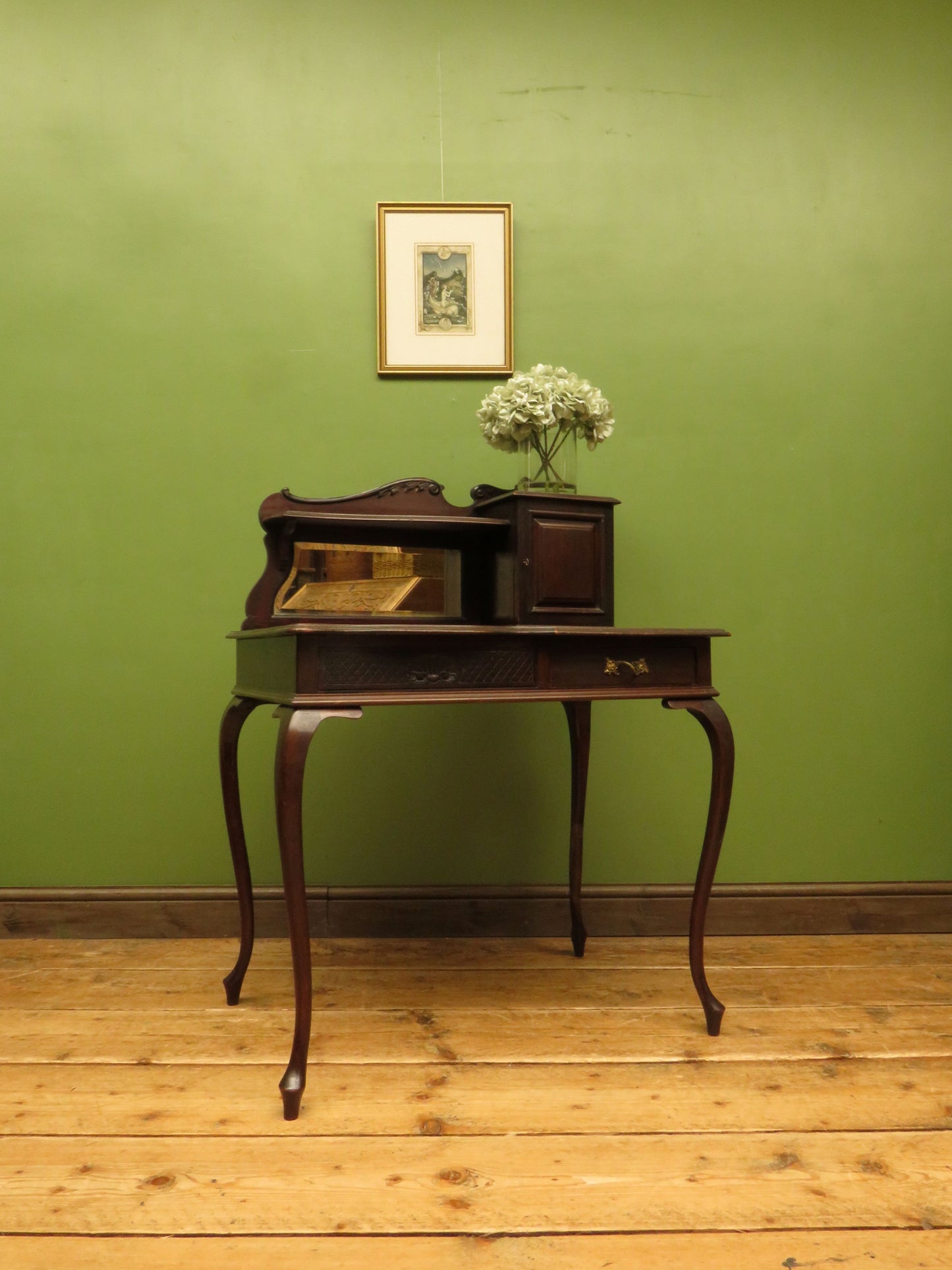 Antique writing table desk ladies Bonheur du Jour dressing table
